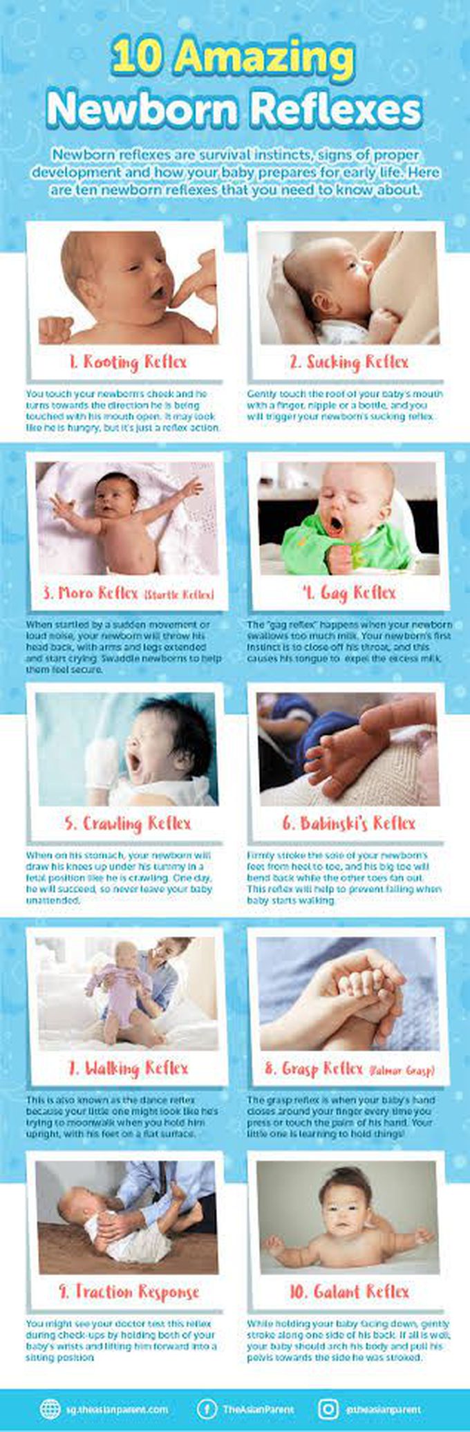 Newborn reflexes