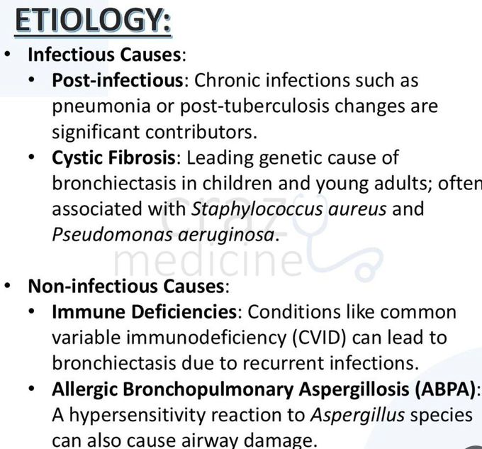 Bronchiectasis II