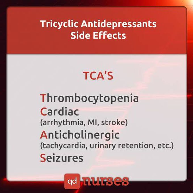 TCA side effects