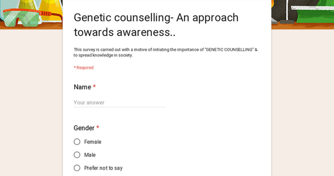 Genetic counselling- An approach towards awareness..