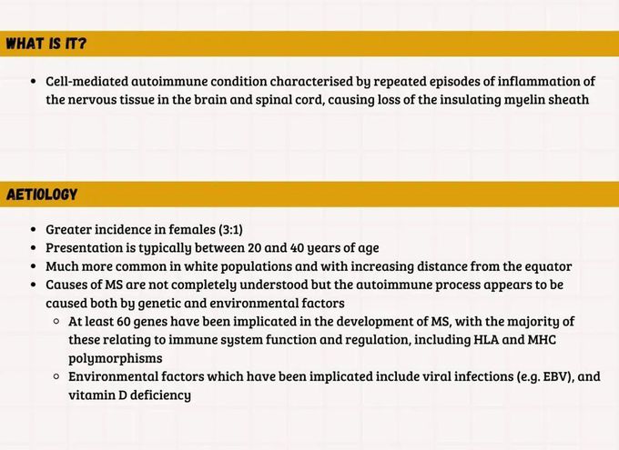 Multiple Sclerosis I