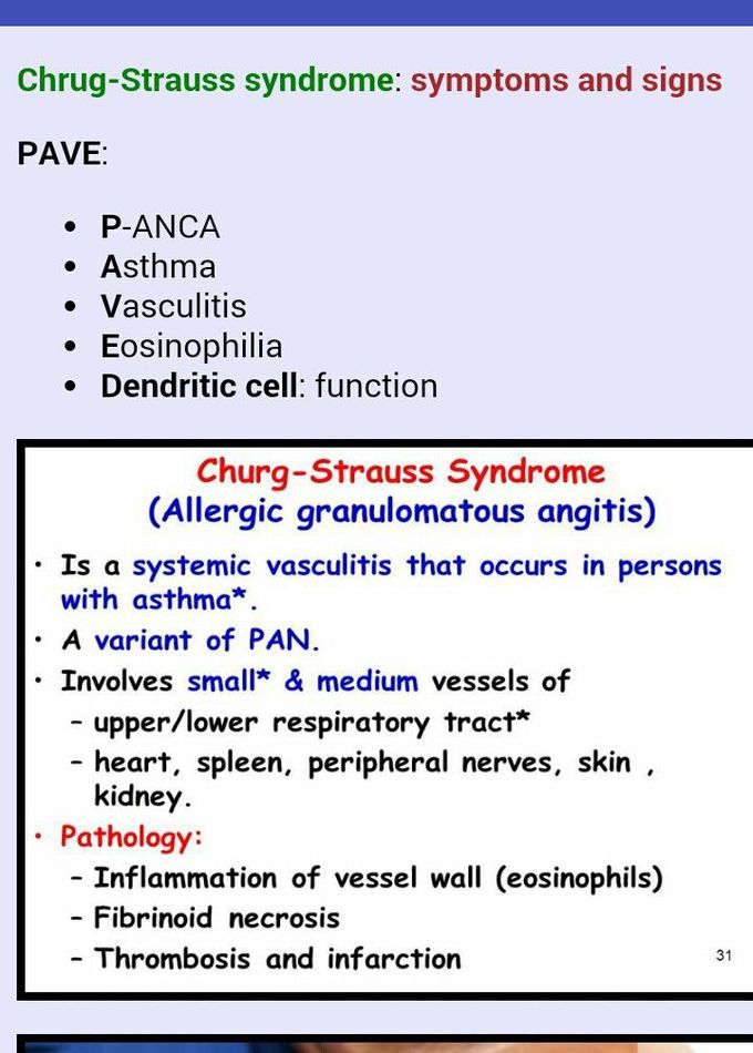 Allergic ,mnemonics PAVED