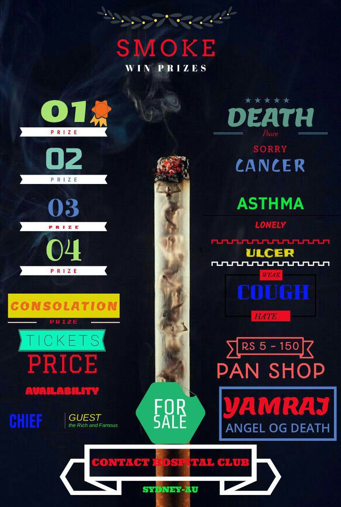 Smoke and win Prizes. Modified version