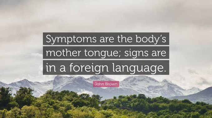 Symptoms and signs