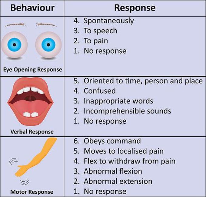 GCS - Glasgow Coma Scale