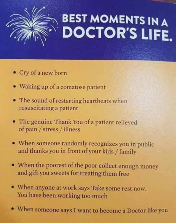 Best moments in Doctors life😘