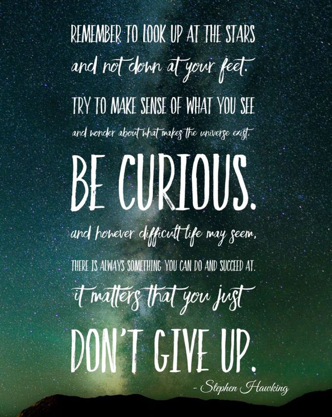 Don't give up