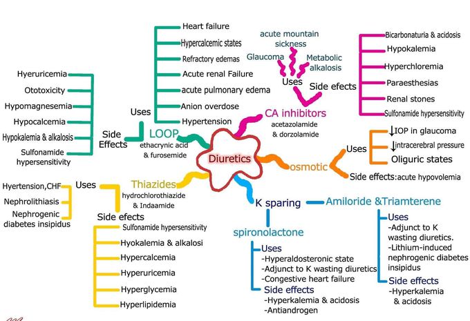 Pharmacology diuretics