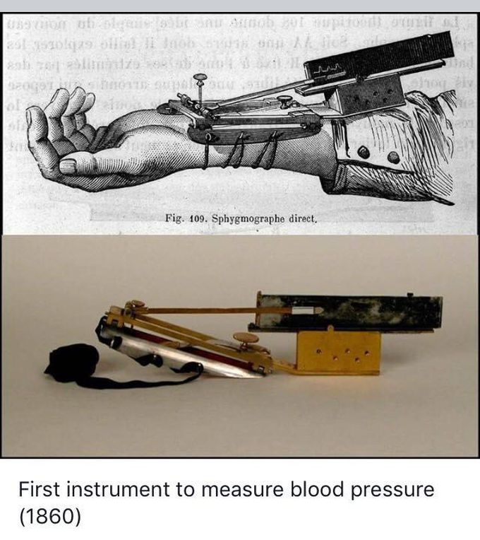Nostalgic ancient blood pressure system......