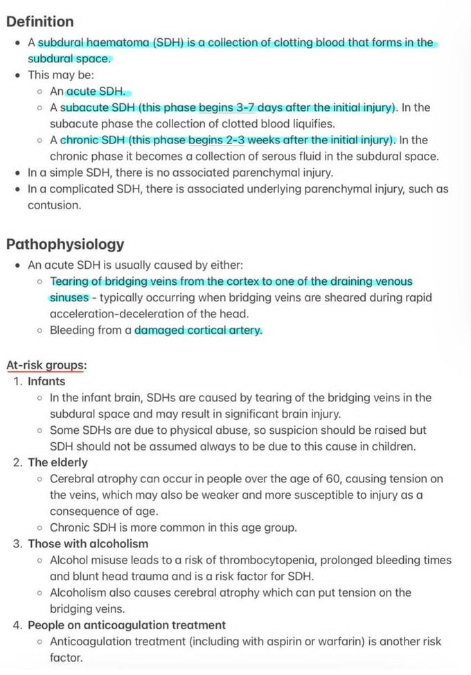 Subdural Hematoma I