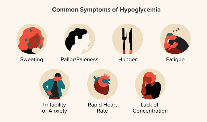 These are the symptoms of hypoglycemia