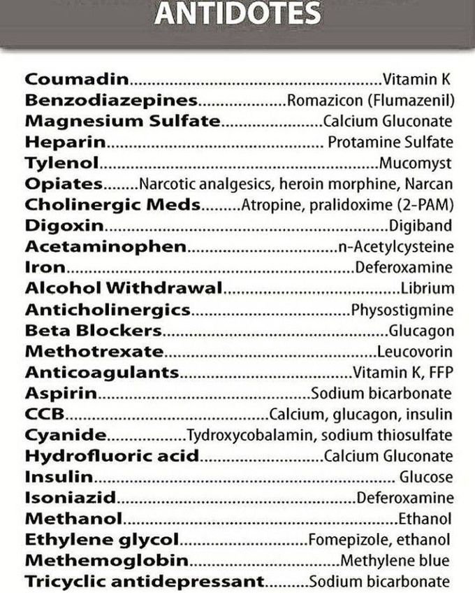 Antidotes