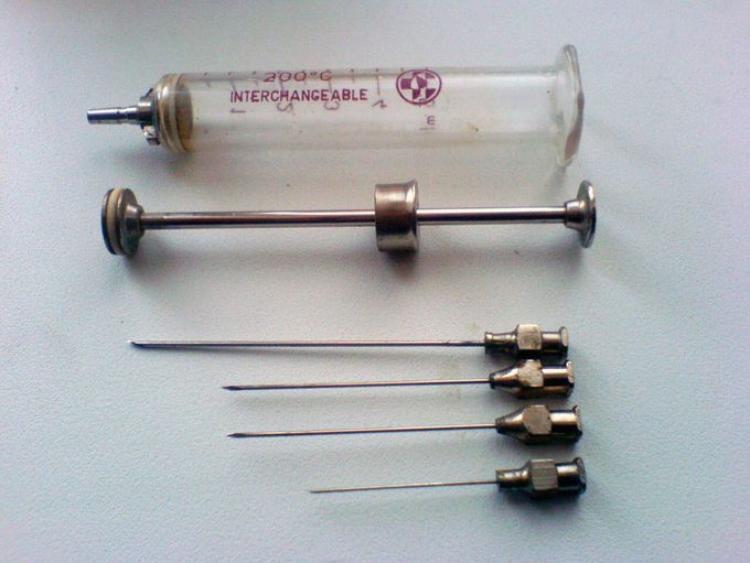 Some students cannot believe that these syringes were used until the 80s of the 20th century. Perhaps they consider this a tool of medieval torture? :)