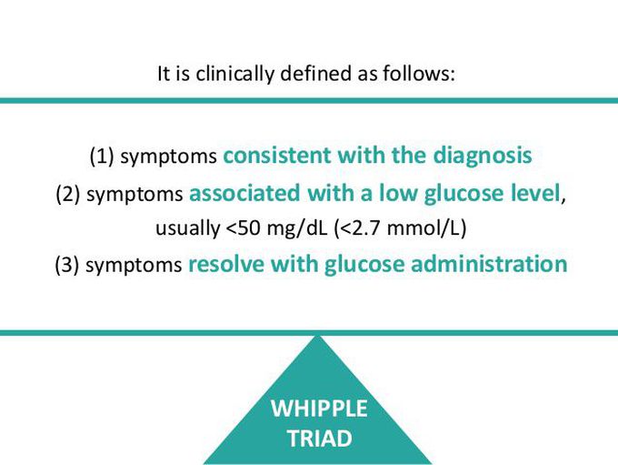 Whipple's Triad and Hypoglycemia