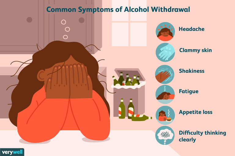 alcohol withdrawal cartoon