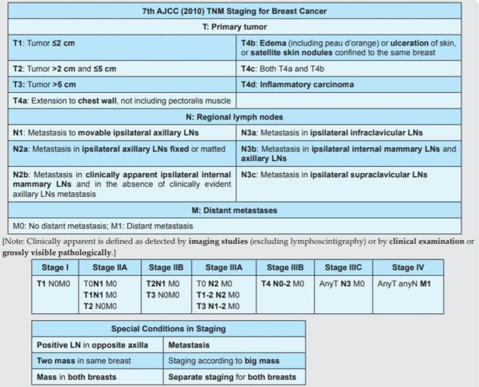 tnm staging of breast cancer
