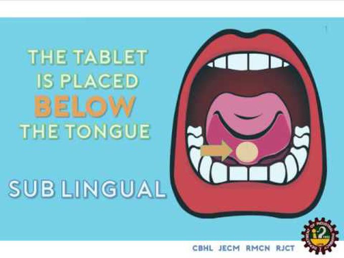 Sublingual route - Animation