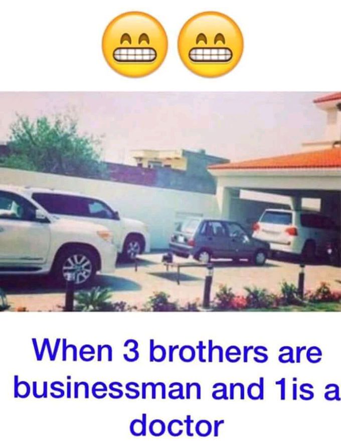 Doctors ain't millionaires 