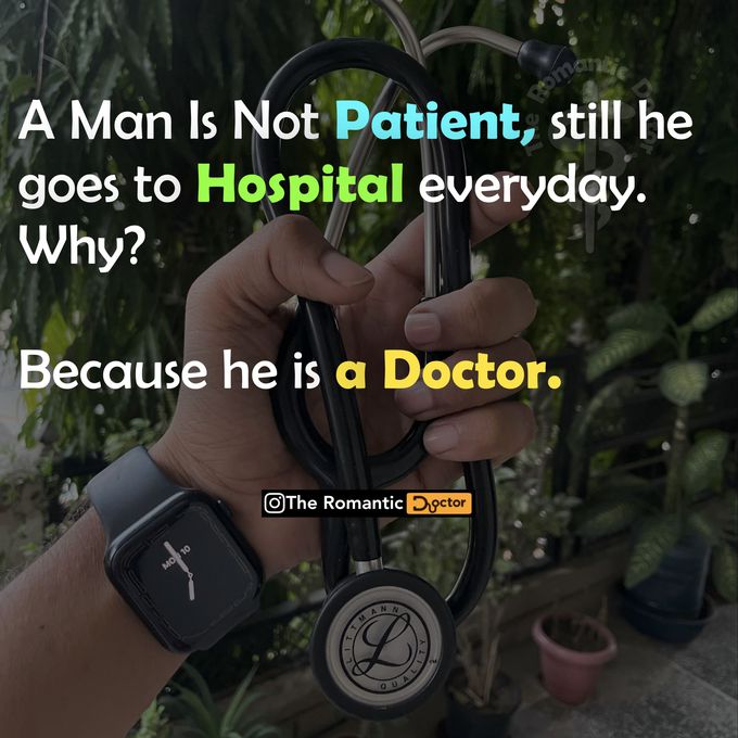 Follow Insta page The Romantic Doctor