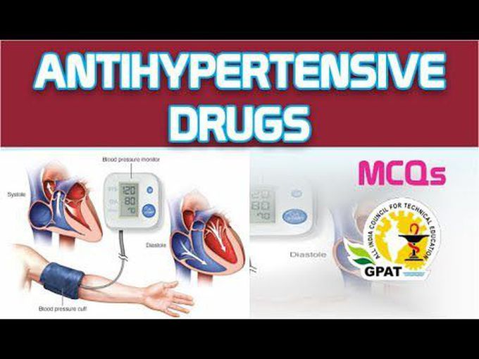 MCQS on hypertensive drugs