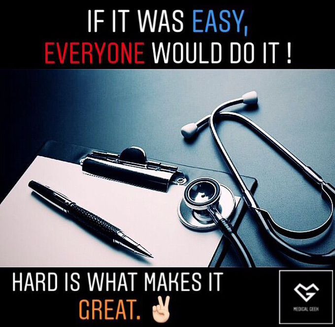 Journey to become a DOCTOR is like a ‘MARATHON’. You have to keep running this crazy unpredictable marathon because the finish line is there, even when it’s not in sight. 👨🏻‍⚕️
.
.
Of course it’s hard. It’s supposed to be hard. If it was easy everyone would do it. Hard is what makes it GREAT. ✌🏻
.
.
SUFFER NOW AND LIVE REST OF YOUR LIFE AS A GREAT DOCTOR. ♥️
.
.
.
#medicalgeek #medlove #medicine #workhard #grind #becomeadoctor #medicineislove #doctor #medicalstudent #hustle #studymedicine #medico #biology #heart #medical