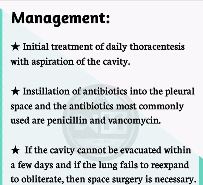 Emphysema- Management