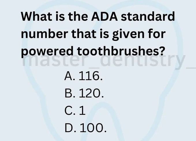 ADA Standard Number