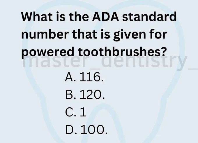 ADA Standard Number