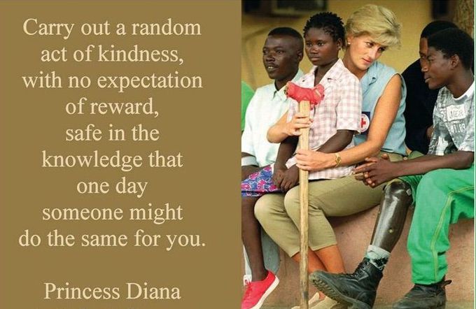 Carry out a random act of kindness,with no expectation of reward❤️