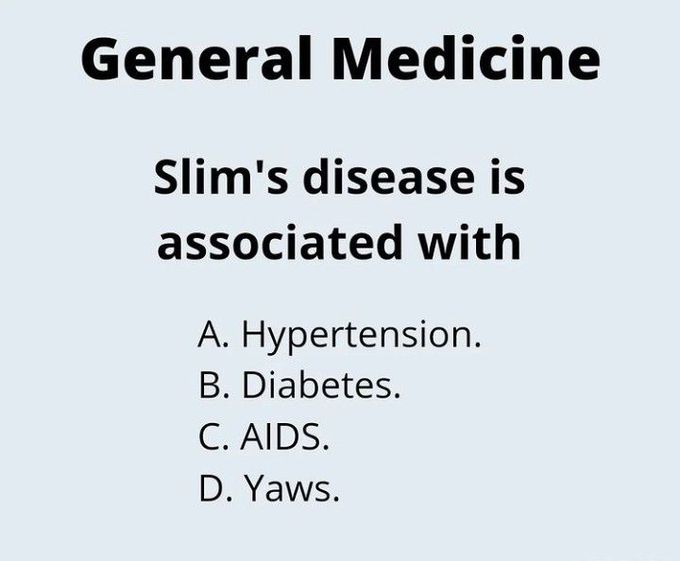 Slim's Disease