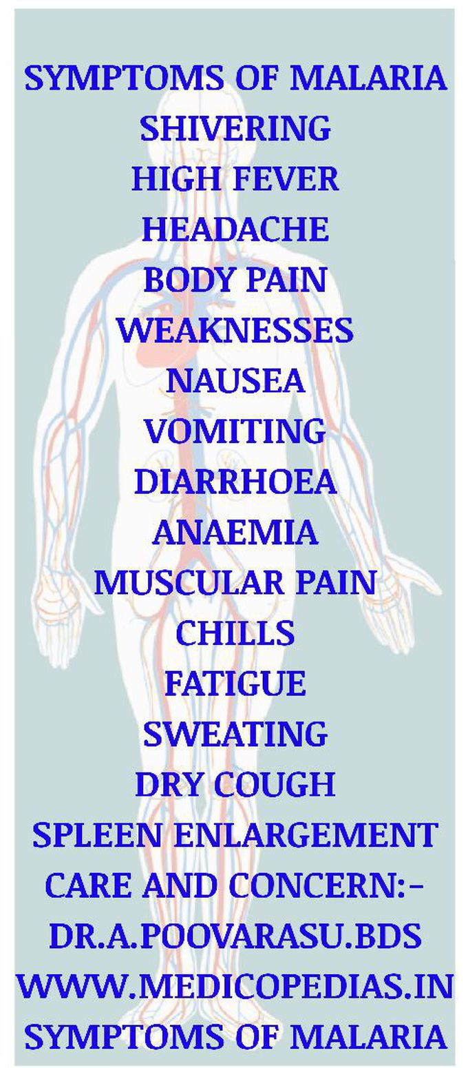 Symptoms of Malaria