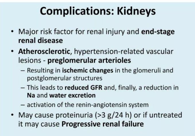 Hypertension- Kidney Complications