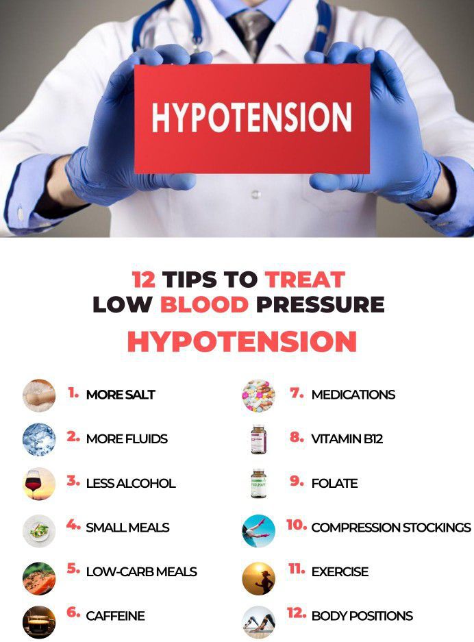 How to cure low store blood pressure