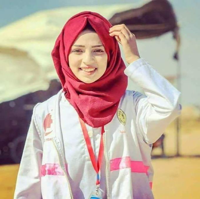 .😔 . 
1st. June 2018 The israeli occupation just shoot a Palestinian volunteer nurse in Gaza. Razan alnajar