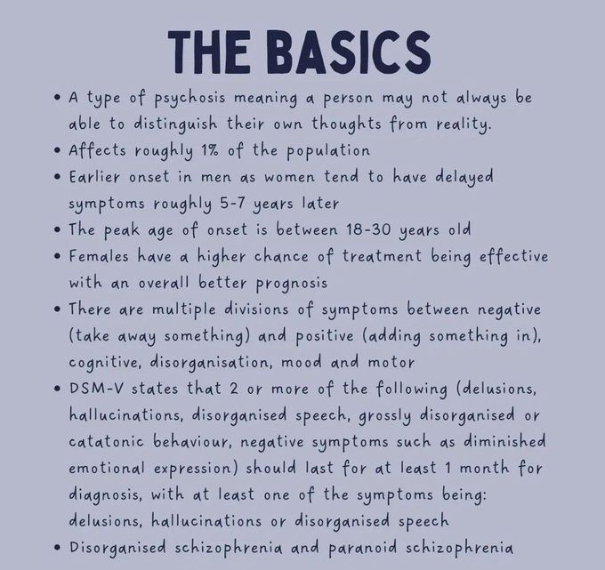 Schizophrenia - Basics