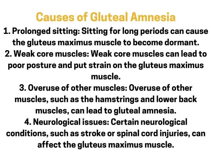 Gluteal Amnesia II