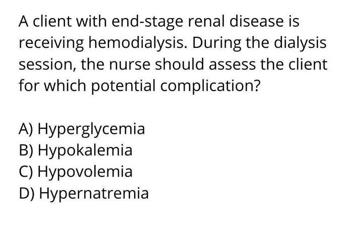 Identify the Complication