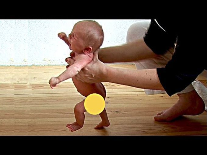 The Stepping Reflex