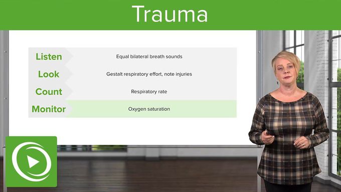 Trauma: Primary Survey, ABCDE-Assessments & Take-home points – Emergency Medicine | Lecturio