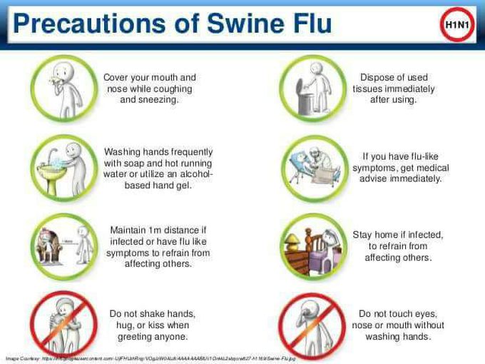 Precautions of swine flu....