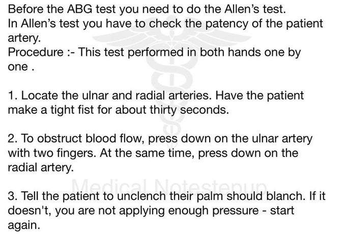 Allen's Test
