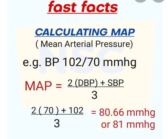 Mean blood pressure (MBP)