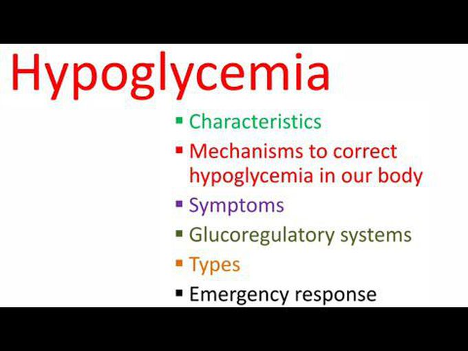 Hypoglycemia in detail