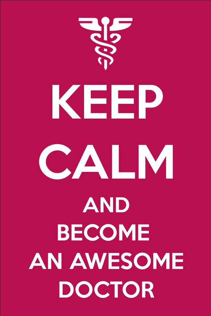 Keeping calm means staying away from controversies and keeping touch with medical subjects😊👍