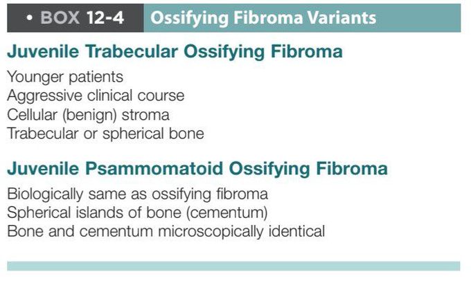Ossifying fibroma