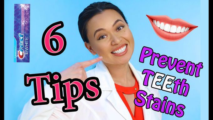 Cosmetic Dentist's Top 6 Tips to Prevent Teeth Staining