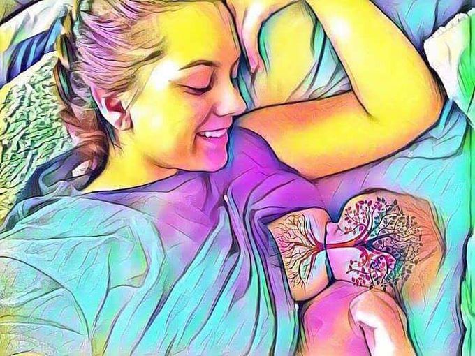 Bond between mother and child❤️