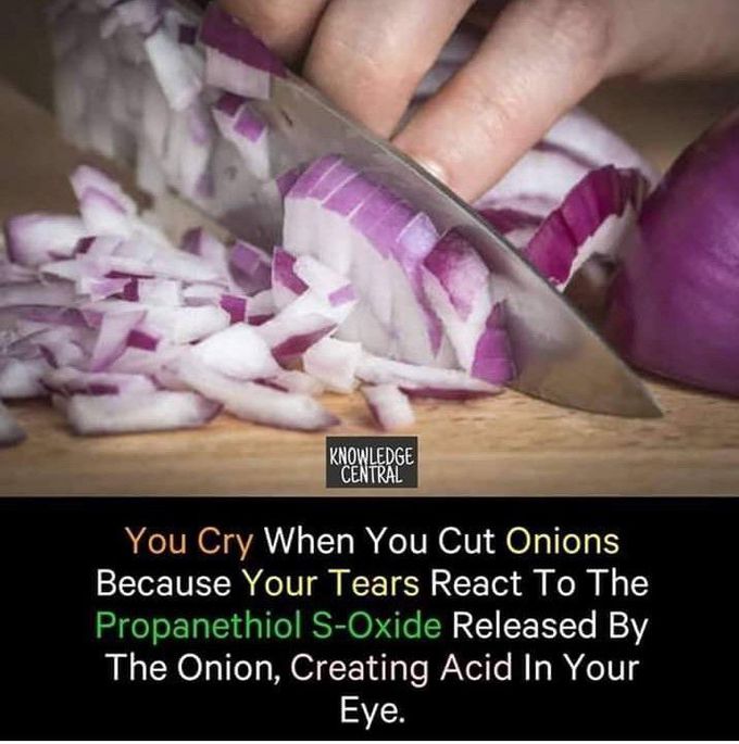 Reason behind Onions & Tears