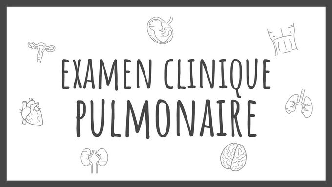 Sémiologie Générale - Examen Pulmonaire