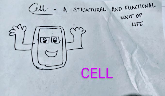 Comic description of cell